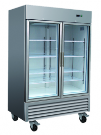 Serv-Ware Reach-In Refrigerator, Two Section RR2G-HC