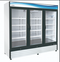 Serv-Ware Glass Triple Door Reach-In Refrigerator GR72-HC 72 cu. ft.