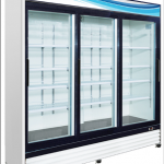Serv-Ware Glass Triple Sliding Door Reach-In Refrigerator GR72S-HC 72 cu. ft.