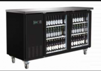 Serv-Ware Back Bar Bottle Cooler with Glass BB3-24G-HC 13.5 cu. ft.