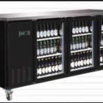 Serv-Ware Back Bar Bottle Cooler with Glass BB4-24G-HC 17.2 cu. ft.