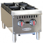 Serv-Ware 2 Burner Gas Hot Plate SHPS-12 12 inches