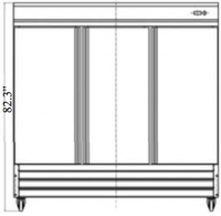 Serv-Ware One Door Reach-In Refrigerator RR3-HC - Image 2