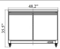 Serv-Ware Undercounter Freezer UCF-48-HC 12 cu. ft. - Image 2