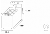 Serv-Ware Electric Fryer EF-06L - Image 2