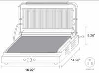Serv-Ware Electric Panini Grills EPG-100GF - Image 2
