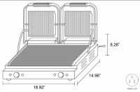 Serv-Ware Electric Panini Grills EPG-200GF - Image 2