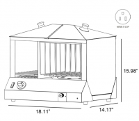 Serv-Ware Electric Hot Dog Steamer EHS-02 - Image 2