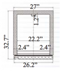 Serv-Ware One Door Reach-In Freezer RF1-19-HC - Image 3