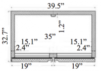 Serv-Ware Two Door Reach-In Freezer RF2-35-HC - Image 3