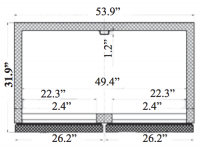 Serv-Ware Reach-In Refrigerator, Two Section RR2G-HC - Image 3