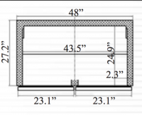 Serv-Ware Undercounter Freezer UCF-48-HC 12 cu. ft. - Image 3