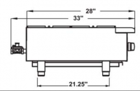 Serv-Ware 2 Burner Gas Hot Plate SHPS-12 12 inches - Image 3