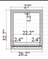 Serv-Ware One Door Reach-In Refrigerator RR1-HC - Image 4
