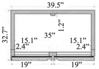 Serv-Ware Two Door Reach-In Freezer RF2-HC - Image 4