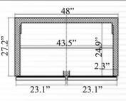 Serv-Ware Undercounter Refrigerator UCR-48-HC 12 cu. ft. - Image 4