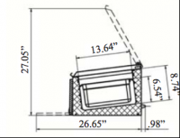 Serv-Ware Refrigerator Rail TR60-HC - Image 4