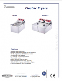 Serv-Ware Electric Fryer EF-06L-2 - Image 3