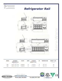 Serv-Ware Refrigerator Rail TR60-HC - Image 7