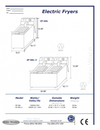 Serv-Ware Electric Fryer EF-06L - Image 4