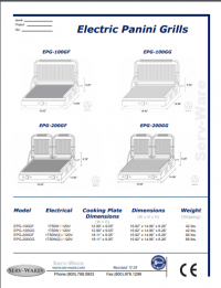 Serv-Ware Electric Panini Grills EPG-200GF - Image 4