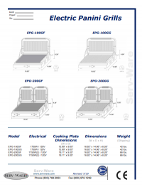 Serv-Ware Electric Panini Grills EPG-200GG - Image 4