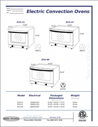 Serv-Ware Electric Convection Oven ECO-21 - Image 4