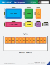 Serv-Ware 12 Pan Pizza Prep Table PP93-12-HC 32 cu. ft. - Image 8