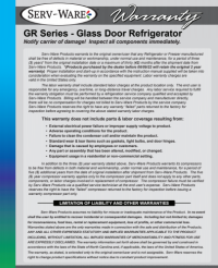 Serv-Ware Glass Door Reach-In Refrigerator GR16-HC 16 cu. ft. - Image 6