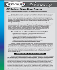 Serv-Ware Glass Double Door Reach-In Freezer GF48-HC 49 cu. ft. - Image 5