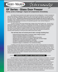 Serv-Ware Glass Triple Door Reach-In Freezer GF72-HC 72 cu. ft. - Image 4