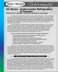 Serv-Ware Undercounter Refrigerator UCR-26-HC 6.5 cu. ft. - Image 4