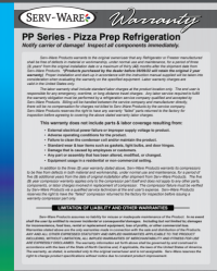 Serv-Ware 9 Pan Pizza Prep Table PP67-9-HC 22 cu. ft. - Image 9