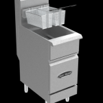 Serv-Ware Gas Fryer SS-SGF-50N 4 Tube Natural Gas