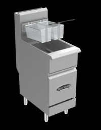 Serv-Ware Gas Fryer SS-SGF-50N 4 Tube Natural Gas