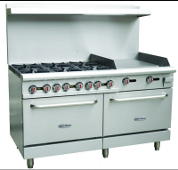 Serv-Ware 6 Burner Range with 24" Griddle SGR-6B-24G 4.85 cu. ft. capacity