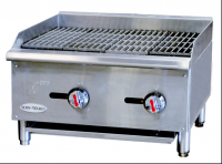 Serv-Ware 2 Burner Radiant Charbroiler SCBS-24