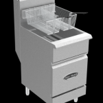 Serv-Ware Gas Fryer SS-SGF-70N 5 Tube Natural Gas