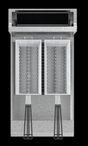 Serv-Ware Gas Fryer SS-SGF-40N 3 Tube Natural Gas - Image 2