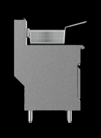 Serv-Ware Gas Fryer SS-SGF-70N 5 Tube Natural Gas - Image 2