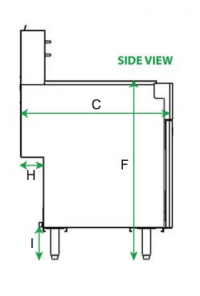 Serv-Ware Gas Fryer SGF-40L 3 Tube LP Gas - Image 2