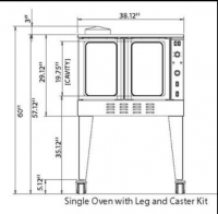 Serv-Ware Convection Oven SGCO-1 Single Deck - Image 3