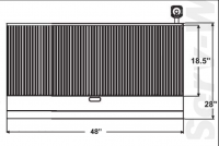 Serv-Ware 4 Burner Radiant Charbroiler SCBS-48 - Image 3