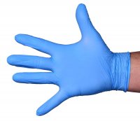 Disposable Nitrile Powder Free Gloves  Large 100ct/ 10 pack  Blue Color