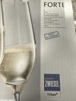 Schott Zweisel Forte 7.6oz-227ml 6-Pc. Champagne Flutes, Crystal glassware