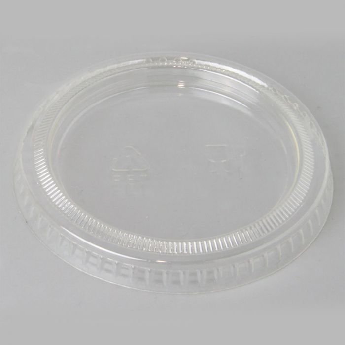 38080.1_1 2 oz. Souffle/Portion Cup Lids - Clear QTY: 2500 PCS - Image 1
