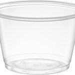 4 oz Clear Portion Container Disposable Plastic Portion Cups No Lids, 2500 pcs for Portion Control, Jello Shots & Much more