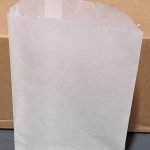 Bagcraft Unprinted Greaseproof Bags: 5 X 1 X 7.5, White