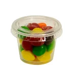 EPCLID1 Empress Lid for .75oz and 1oz Plastic Portion Cup 50/50 cs - Image 2