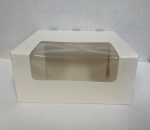 Snacking box 6 corner windowed carton 5" x 4.5" x 2.25" 500 CT